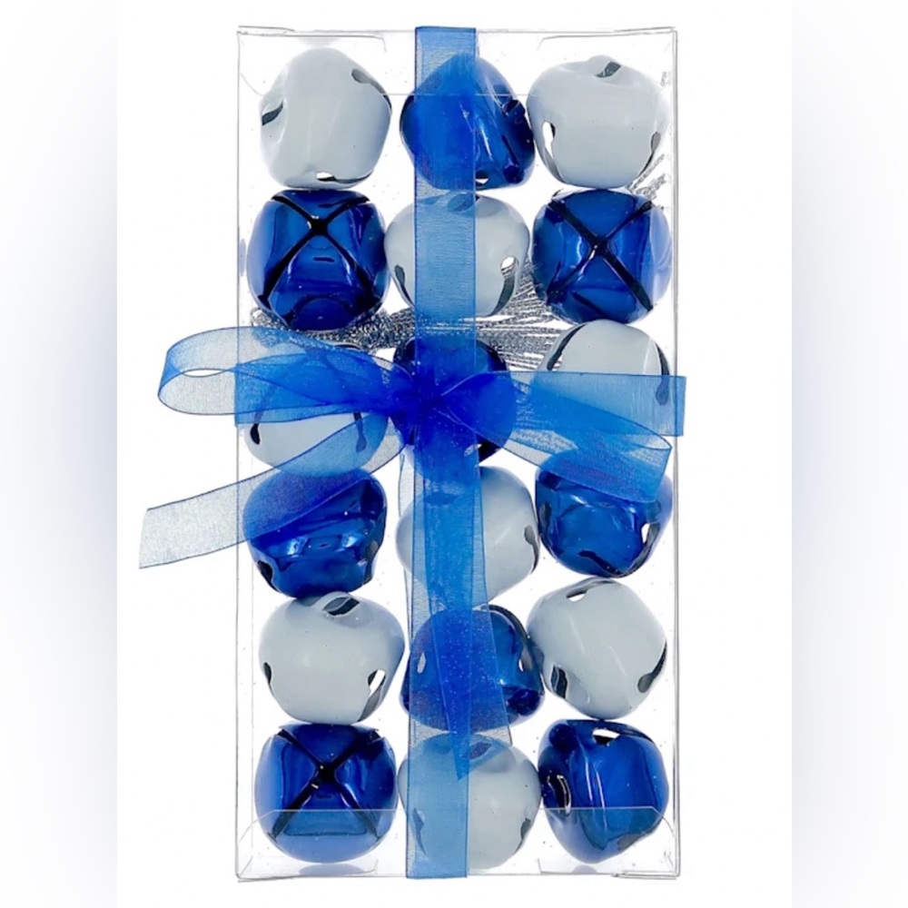 Providence Blue 18-Count Blue & White Shatterproof Bells, 1"